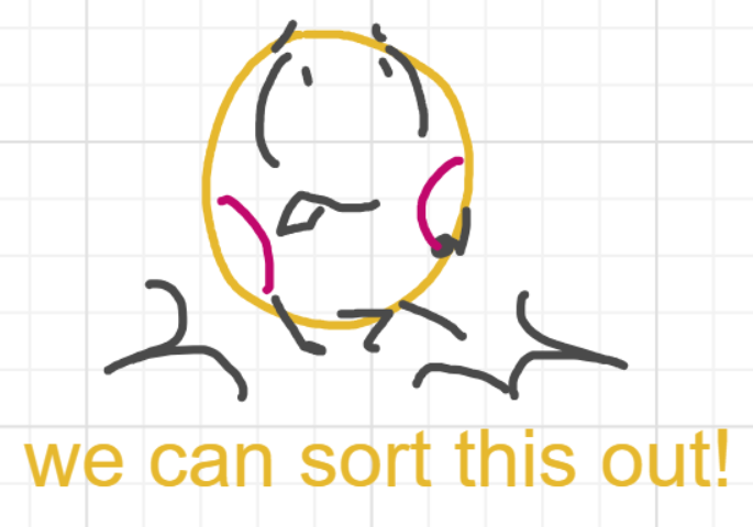 A panel from What's The Point, episode five of the Board Boards object show by Furretwalk/WalkingFurret.